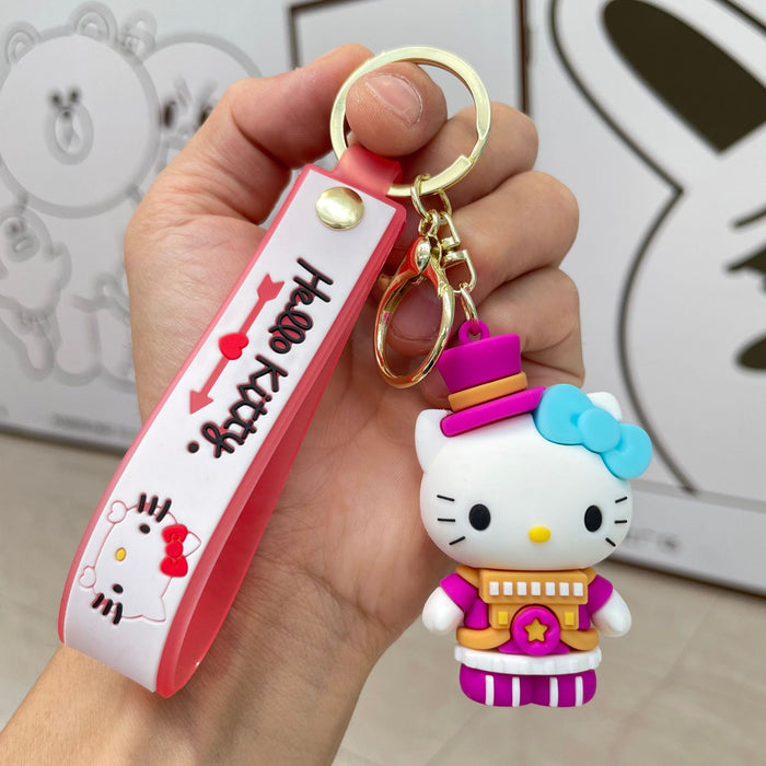 Wholesale Keychain Music Cute Doll Backpack Pendant Car Keychain Pendant