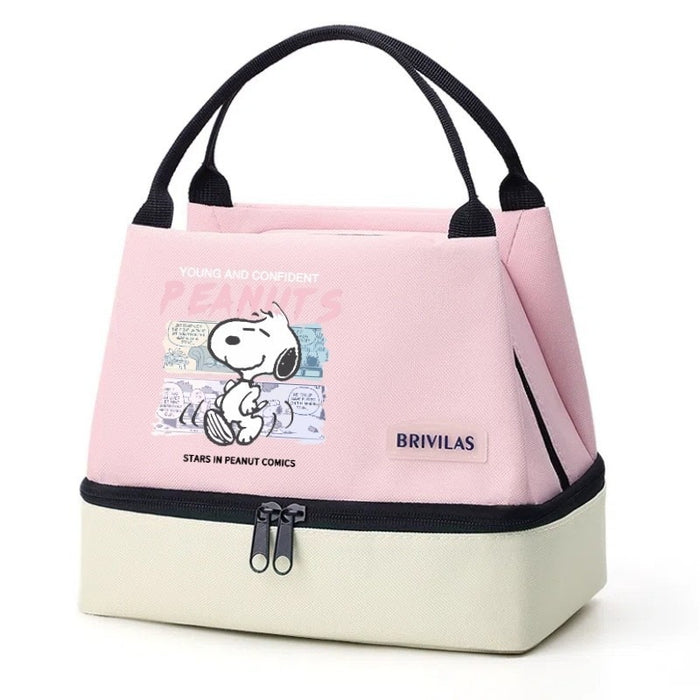 Wholesale Cartoon Cute Print Double-Layer Insulated Bag  Handbags