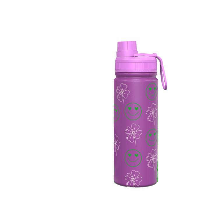 Wholesale Purple Space Pot Thermos Cup Stainless Steel Sports Fruit Print Cartoon Portable Travel Water Cup