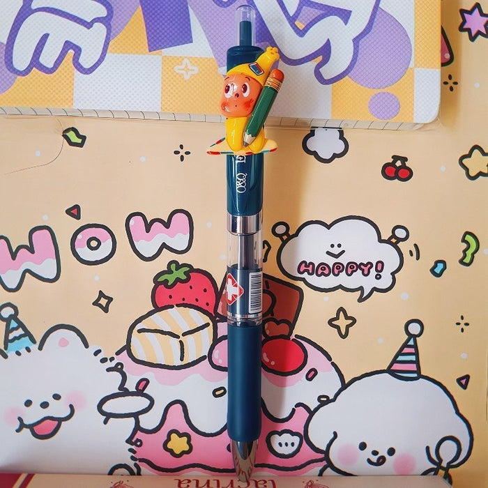 Wholesale Dinosaur Print Cute Gel Pens 0. 5mm Black Blue Ink Bulk Craft Supply