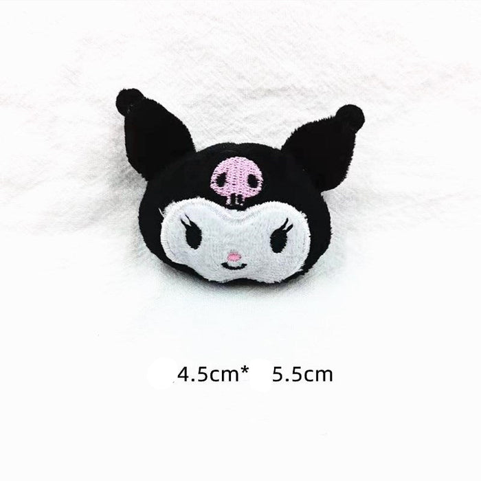 Wholesale Popular cartoon plush doll brooches,  white and yellow dog dolls,  trendy shoe,  clothing,  and bag brooches