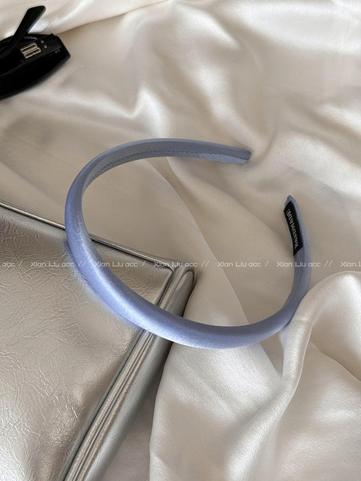 Wholesale Satin headband, new style, wash face headband, stylish and stylish, pressed hair, simple headwear