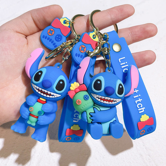 Wholesale Cartoon Silicone Doll Keychain JDC-KC-QiChao019