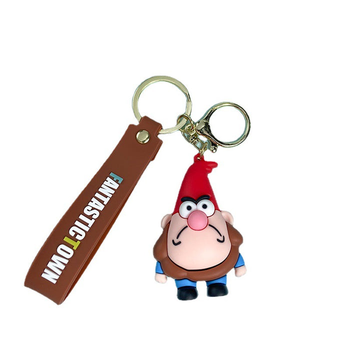 Wholesale Creative Cartoon Cute PVC Soft Keychain JDC-KC-JinB028