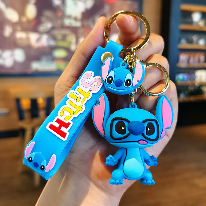 Wholesale Rubber Cartoon Doll Three-dimensional Keychain JDC-KC-Tingm116