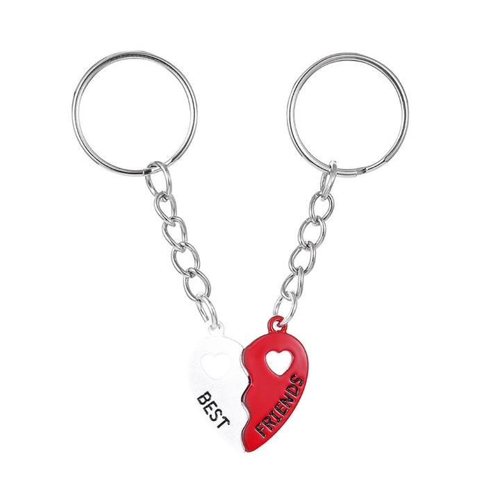Wholesale Magnetic Heart Stainless Steel Keychain JDC-KC-JinZ008