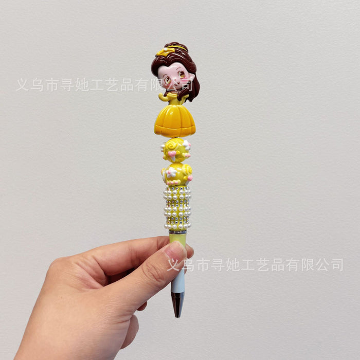 Wholesale Cartoon Rotating Gel Pen Cute Beaded Pen Student