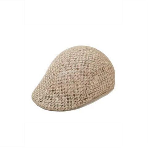 Wholesale Sun hat breathable beret cap duckbill cap mesh hollow beret