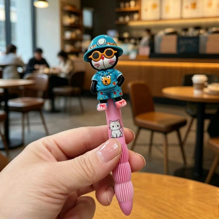 Wholesale Trendy Cartoon Cat Gel Pen 0. 5mm Cute Stationery