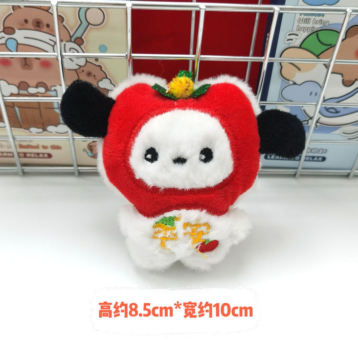 Wholesale Cartoon Christmas Doll Plush Pendant Brooch Accessories  Christmas Tree Old Man Snowman Doll Festival Decoration