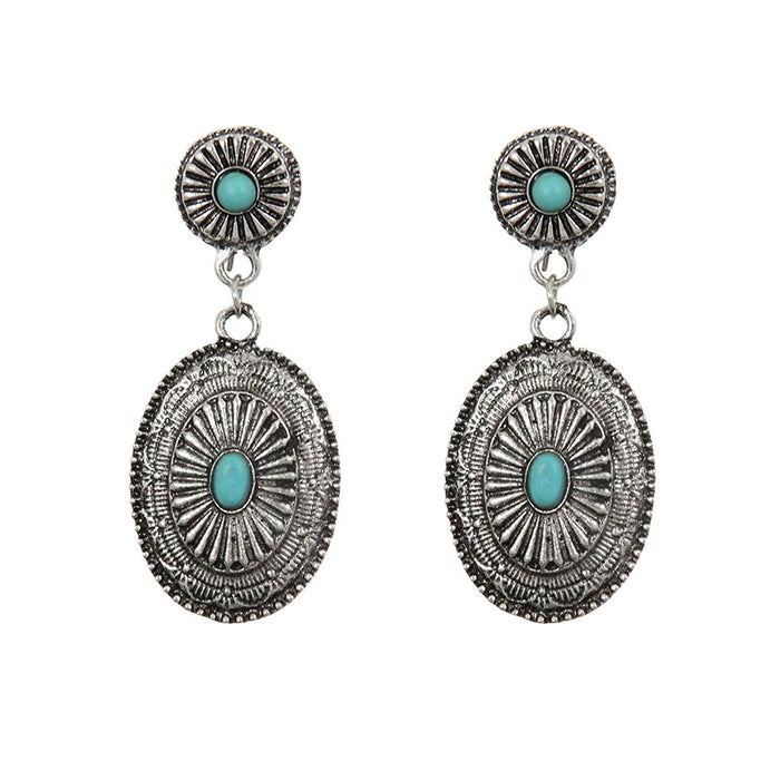 Wholesale vintage tassel long-chain earrings