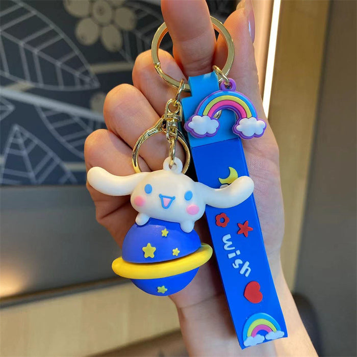 Wholesale Cartoon Silicone Doll Keychain JDC-KC-MingT175