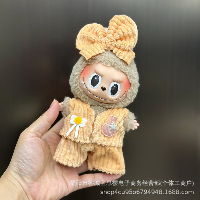 Wholesale 17cm mini doll clothes plush clothing replacement
