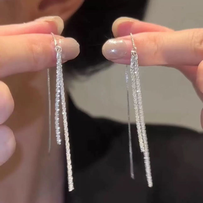 Wholesale Long Round  Tassel Earrings