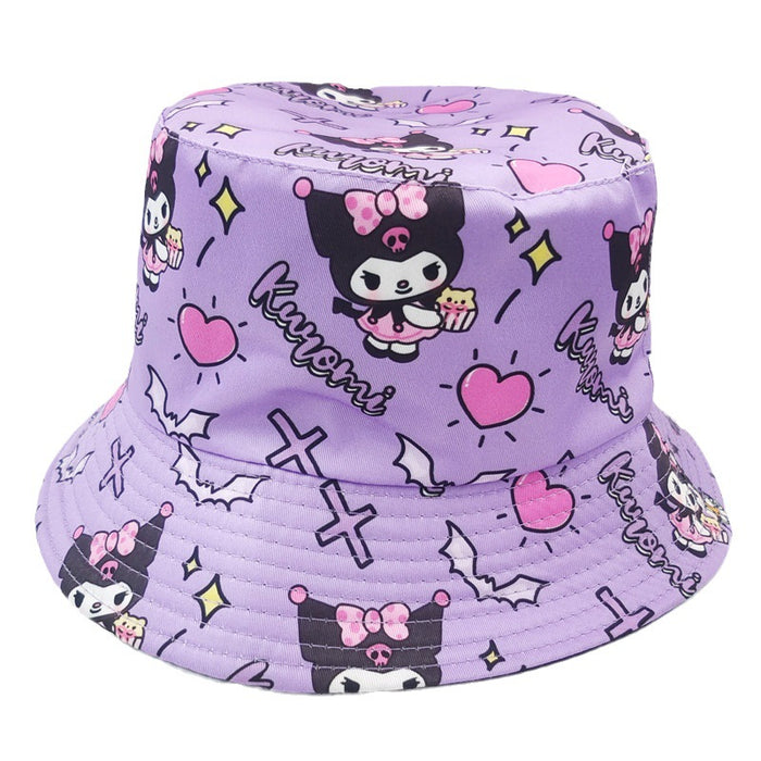 Wholesale Fisherman's hat, cute cartoon basin hat, double-sided sun protection and sunshade hat, bucket hat