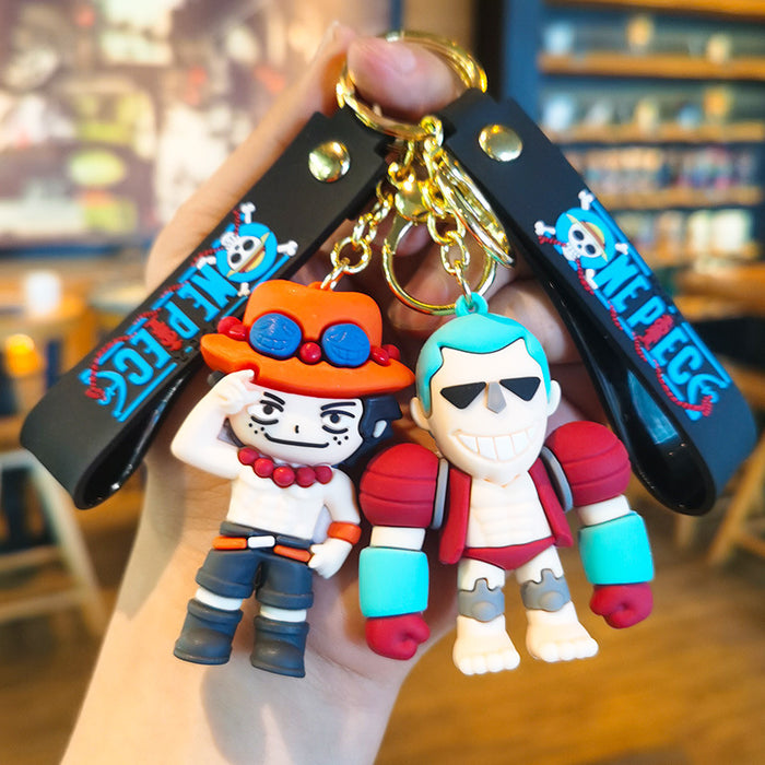 Wholesale Cartoon Silicone Doll Keychain JDC-KC-Tingm201