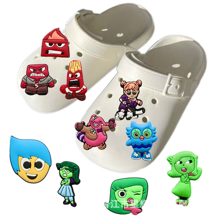 Wholesale Cave shoes, flower shoe buckles, DIY detachable hole shoes, accessory decorative buckles, PVC soft rubber in stock