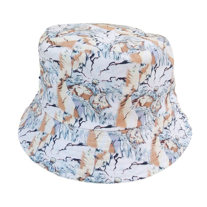 Wholesale Cartoon Print Cotton Bucket Hat JDC-FH-BoD017