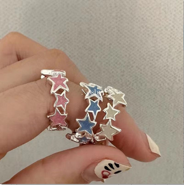 Wholesale Multi colored finger ring with simple and versatile options