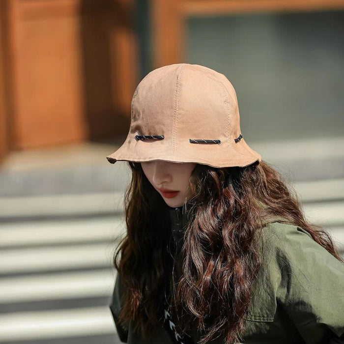 Wholesale Fisherman's hat, personality, temperament, versatile, casual, sun shading, double-sided basin hat, water bucket