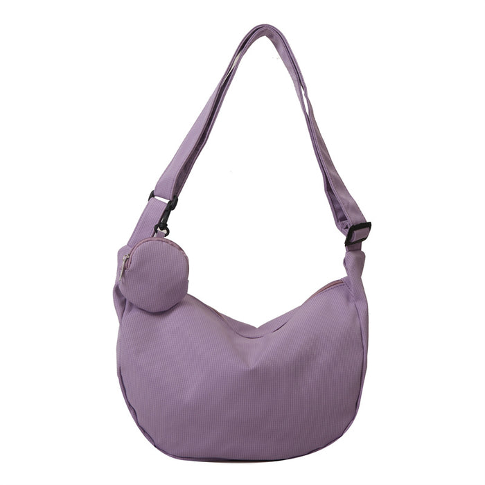 Wholesale Canvas bag, crossbody bag, large capacity casual versatile shoulder bag