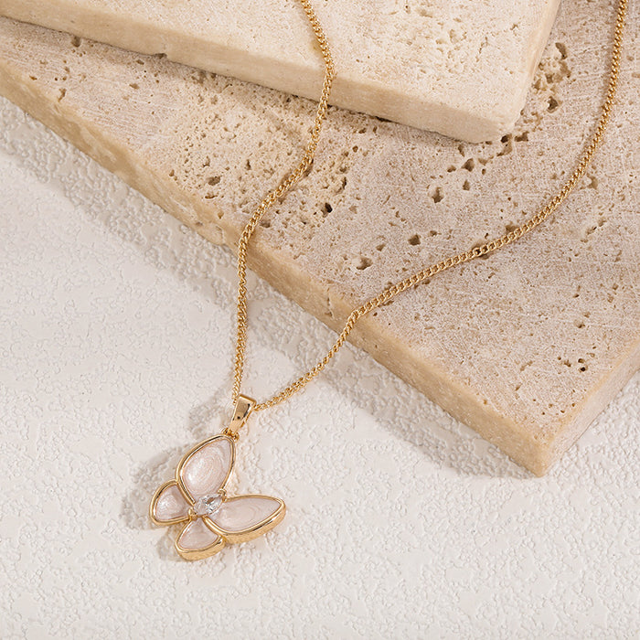 Wholesale Butterfly Necklace with Diamond New Necklace