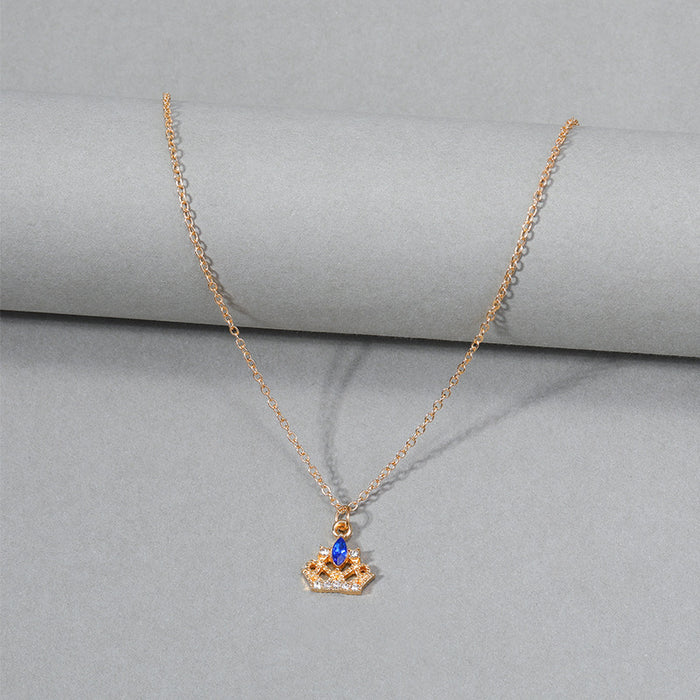Wholesale Jewelry with diamonds, gemstones, necklaces, fashionable alloy pendants, metal collarbone chains