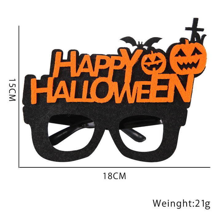Wholesale Glasses Funny Photo Props Ghost Festival Party Decoration Supplies  Cartoon Plastic Glasses
