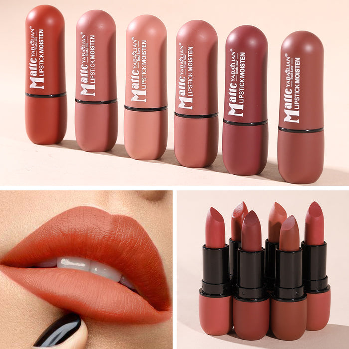 Wholesale Lipstick matte matte lipstick is not easy to touch cup waterproof lipstick set lipstick