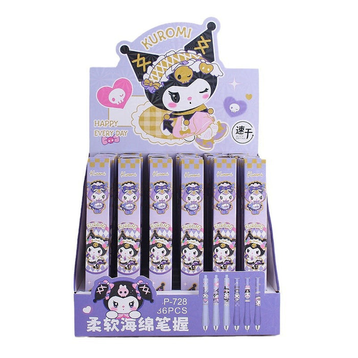 Wholesale Cute cartoon blind box quick-drying,  smooth-writing black retractable pen.