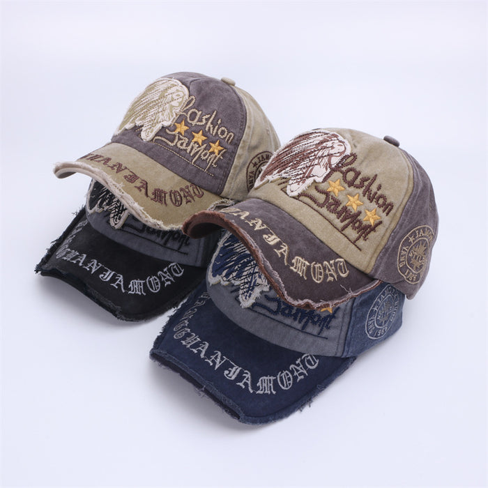 Wholesale Sunshade hat, casual letter baseball cap, used outdoor duckbill cap, spring and autumn