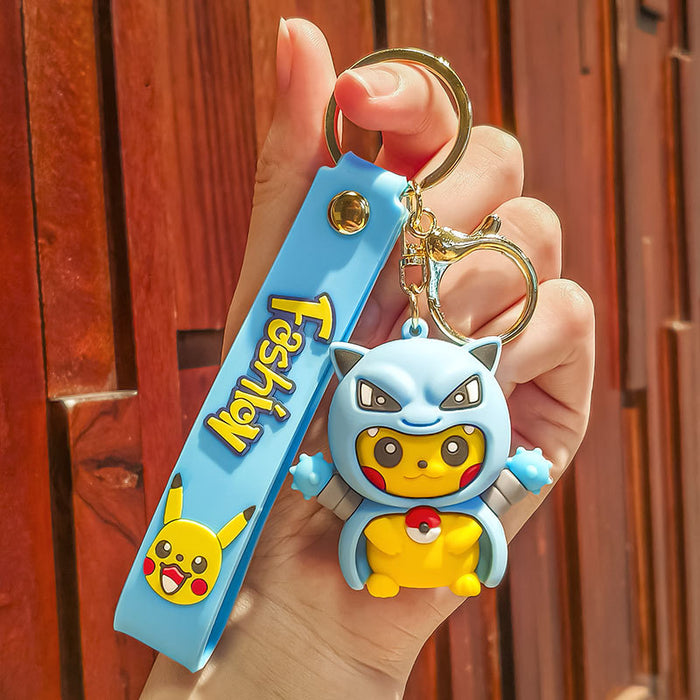 Wholesale New Cross dressing Keychain Pendant Creative Cartoon Cute Doll Bag Pendant