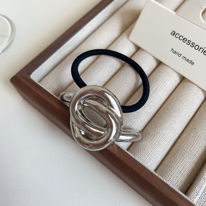 Wholesale Metal Cross Golden Head Rope Ball Head Rubber Hair Ring Hair Rope