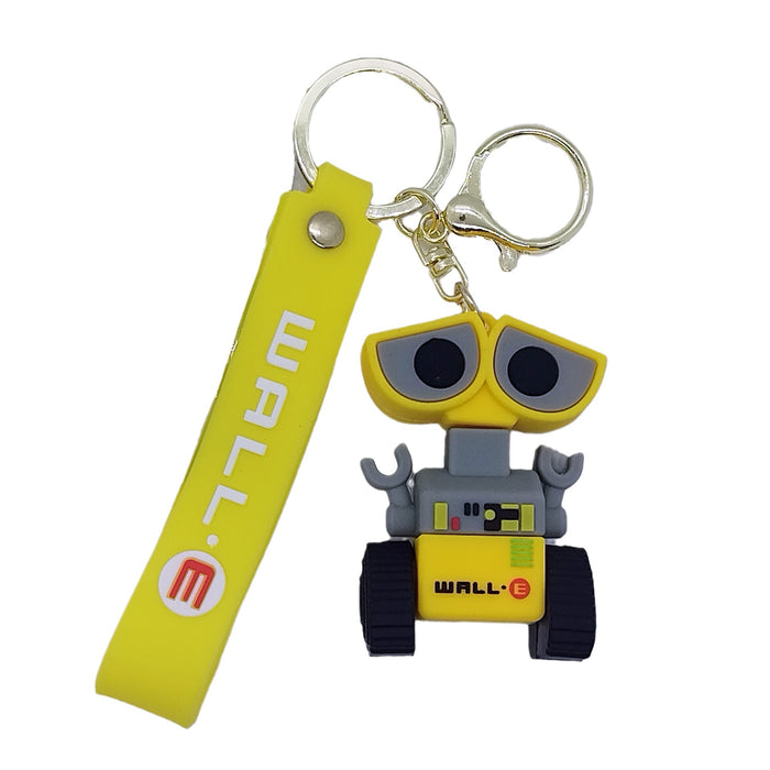 Wholesale Cartoon Mr.  Bullet Robot Keychain Pendant Bag Car Key Chain Accessories