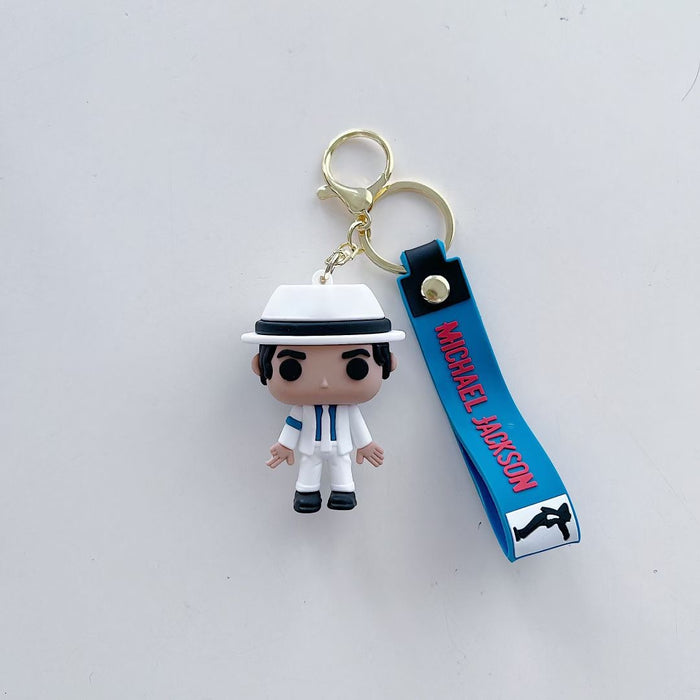 Wholesale Creative Star PVC Soft Glue Keychains JDC-KC-JinB020