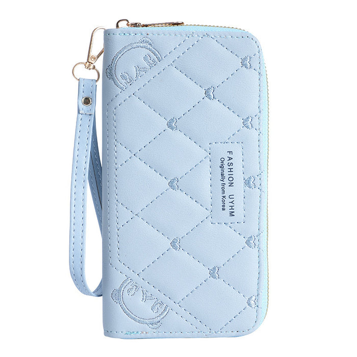 Wholesale Light Pink PU Leather Handbag Wallet with Letter Design - Chic Daily Use Boutique