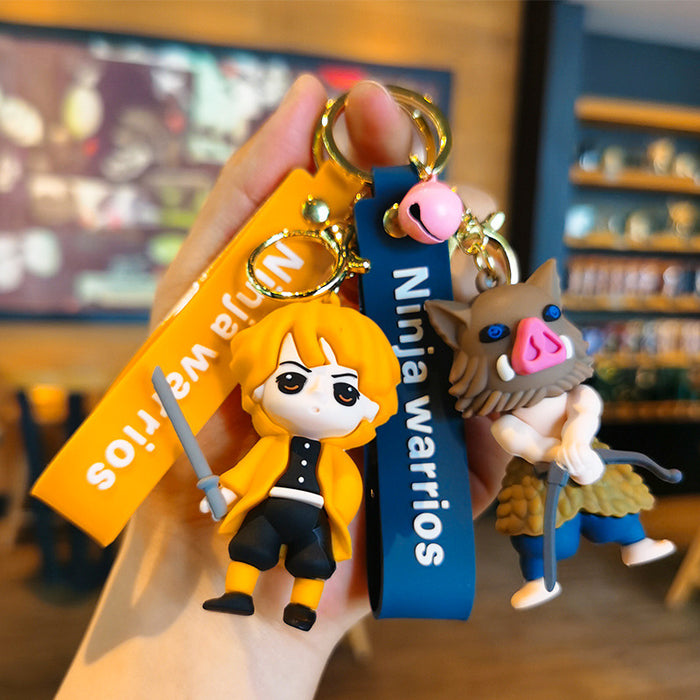 Wholesale Cartoon Doll 3D Rubber Keychain JDC-KC-Tingm071