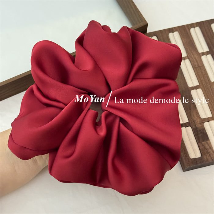 Wholesale Hair Ring Elegant Tie Rope Women's Simple Rubber Tendon Ball Hair Rope Tie Head Flower