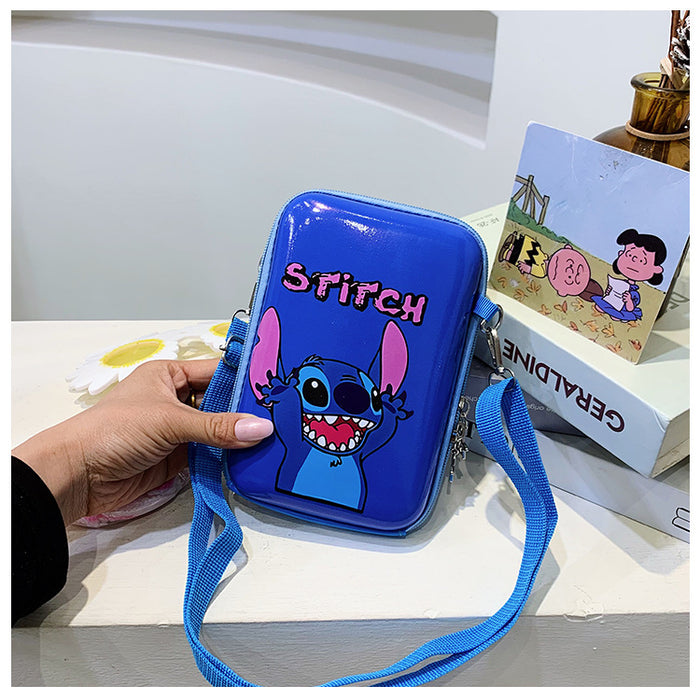 Wholesale New zero wallet hard shell box bag, cute girl crossbody bag, outdoor leisure phone bag, parent-child children's bag
