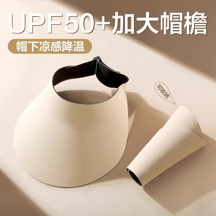 Wholesale Big brim full face sun hat, empty top sun hat, cycling sun hat, beach outdoor tourism