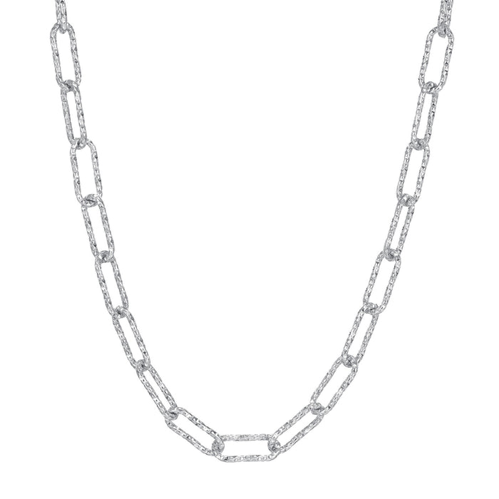 Wholesale 2Psc Embossed hip-hop versatile clavicle chain titanium steel necklace