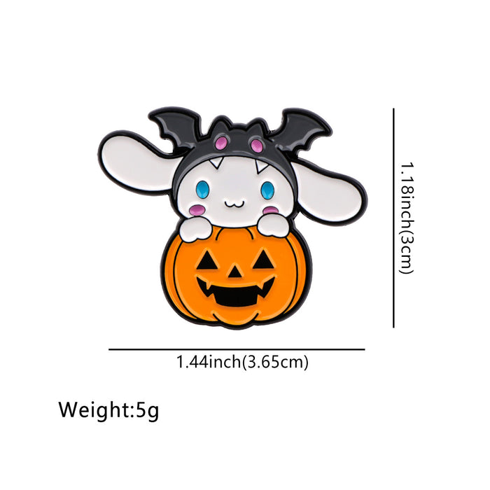 Wholesale Cartoon   Cat Rabbit Brooch Badge Clothing Backpack Decoration Alloy