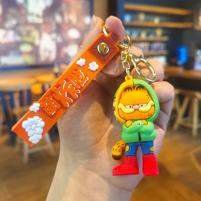 Wholesale Cartoon Silicone Doll Keychain JDC-KC-Tingm202