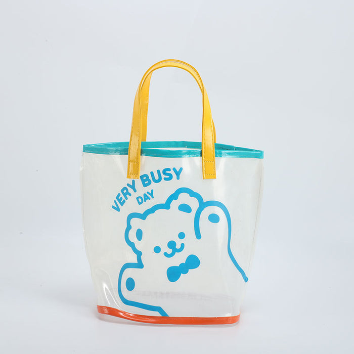 Wholesale Children's outdoor portable cute cartoon waterproof tote bag