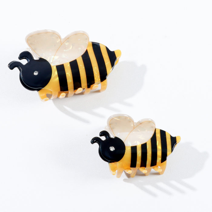 Wholesale Cute Bee Headwear Grab Clip Hairpin