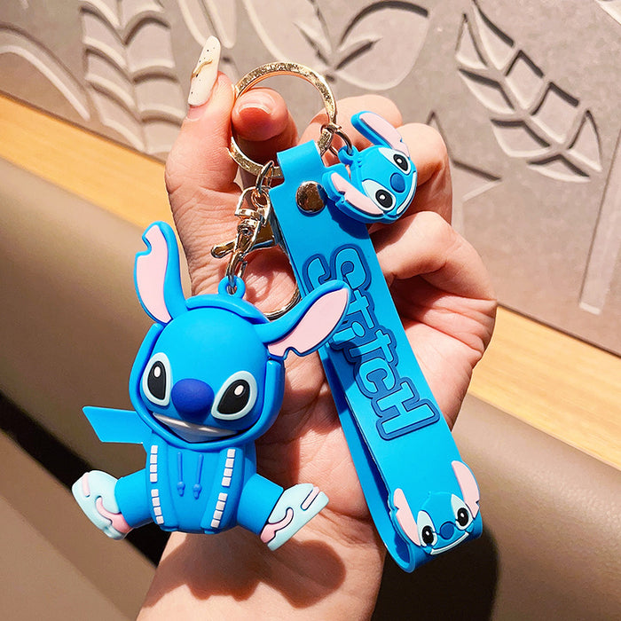 Wholesale PVC Cartoon Silicone Doll Keychain JDC-KC-MLZ001