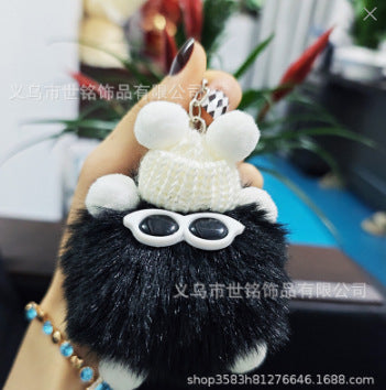 Wholesale Plush Briquette Cartoon Keychain JDC-KC-Shimin004