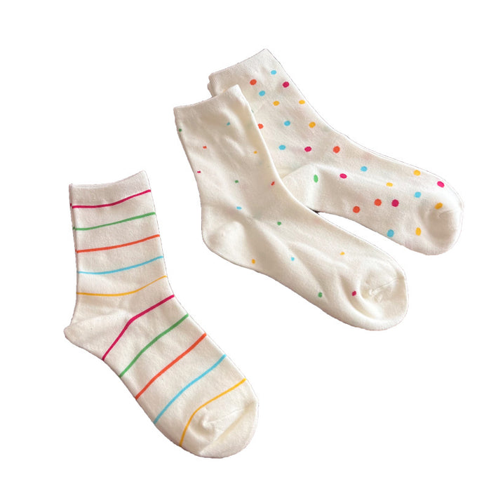 Wholesale Socks for children, mid tube socks, breathable and sweat absorbing in summer, cotton socks, thin