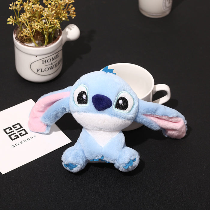 Wholesale Plush Keychain Sitting Plush Toy 12cm Keychain Pendant