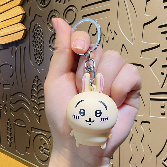 Wholesale cartoon cute online red doll cat bear rabbit pendant small gift